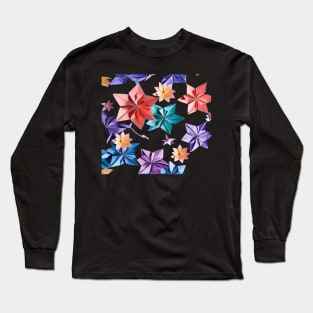 Origami Larkspurs - PanfurWare LLC Long Sleeve T-Shirt